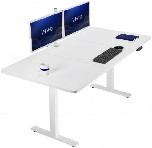 VIVO White 71 x 36 in Standing Desk, DESK-KIT-1W7W-36 by VIVO