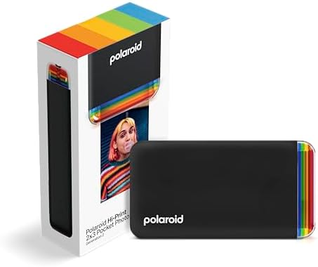 Polaroid Hi-Print - 2nd Generation Bluetooth Connected 2x3 Pocket Photo Dye-Sub Printer - Black Printer Only (9129) by Polaroid