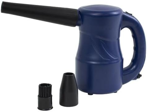 XPOWER A-2S Cyber Duster Electric Air Duster for Dusting, Drying, Inflating, Blowing, Car Detailing, Computer, Leaf Blowing, 90CFM, 2 Nozzles+1 Brush, High Performance Motor, Eco-Friendly, Navy Blue by XPOWERManufactureInc-HomeImprovement