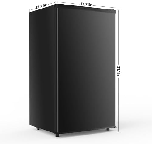 NEWBULIG Mini Fridge with Freezer 3.2 Cu.Ft Small Refrigerator - Image 2