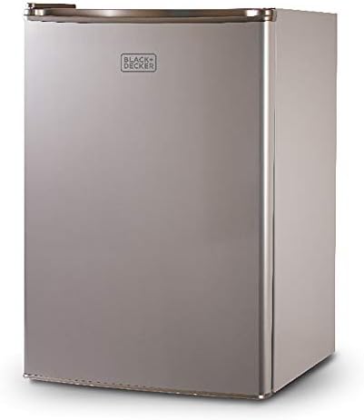 BLACK+DECKER BCRK25V Compact Refrigerator Energy Star Single Door Mini Fridge with Freezer & EM720CB7 Digital Microwave Oven with Turntable Push-Button Door, Child Safety Lock - Image 2