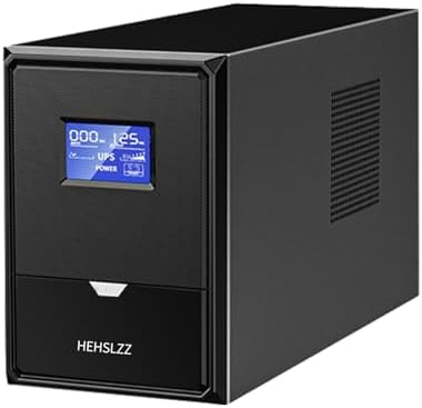 Ups Battery Backup and Surge Protector,Computer Uninterruptible Power Supply Units,Battery Backup Intelligent LCD,Uninterruptible Power Supply,Battery Backup for Computer 1500VA/900W by Unknown