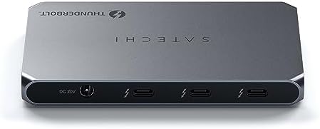Satechi Thunderbolt 4 Slim Hub, Single 8K or Dual 4K Display, USB 3.2 Gen 2 by Satechi
