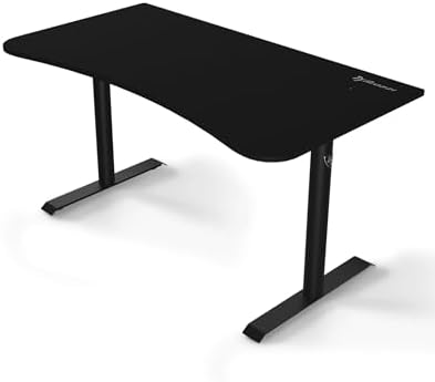 Arozzi Arena Medium Gaming Desk Pure Black by Arozzi