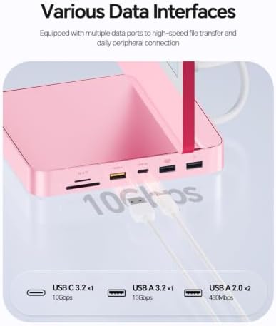 11-in-1 USB C Hub for iMac 24" M1/M3/M4 with M.2 NVMe 4TB SSD Enclosure - Image 5