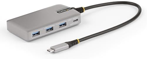 StarTech 4-Port USB-C Hub, 10Gbps, DP Alt Mode 4K 60Hz, 100W PD, Driverless by StarTech