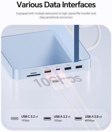 11-in-1 USB C Hub for iMac 24" 2021-2024 with M.2 NVMe 4TB SSD Enclosure - Image 5