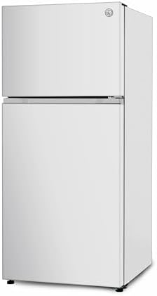 Commercial Cool 18 Cu. Ft. Top Mount Refrigerator with Freezer, 2-Door Refrigerator with Top Freezer and Adjustable Temperature Control, Ice Maker Ready, Energy Star Certified, White by CommercialCool