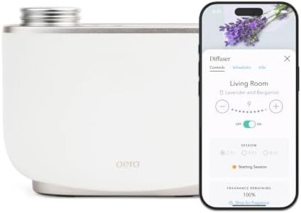 Aera Waterless Essential Oil Diffuser - Alexa & Wi-Fi - White by Aera