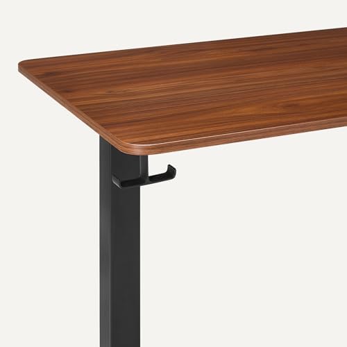 Amazon Basics Electric Standing Desk, Height Adjustable Home Office Desk with Memory Buttons and Electronic Display, 47" x 24", Black/Walnut Effect - Image 5