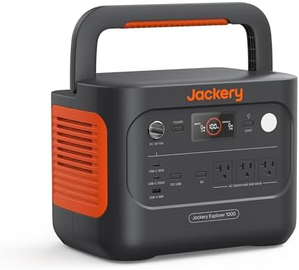 Jackery Explorer 1000 v2 Portable Power Station,1070Wh,1500W by Unknown