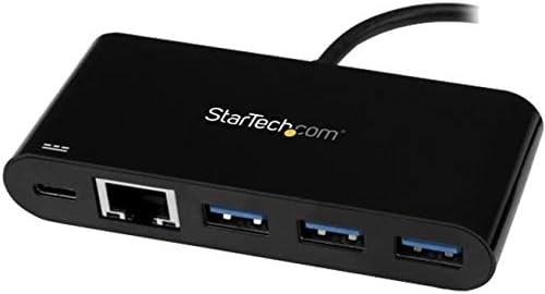 StarTech 3-Port USB-C Hub with 3x USB-A and GbE, 60W PD, 5Gbps, Windows - Image 2