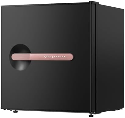 Frigidaire BLACK-ROSEGOLD Retro Mini Refrigerator-Energy Saving-Adjustable Thermostat Control-Side Mounted Bottle Opener-Ideal for Dorm, Office, RV, Garage, Apartment 1.6 Cubic Feet - Image 3