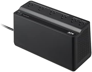 APC BE425M UPS Battery Backup and Surge Protector for Small Electronics by APCbySchneider-Electric