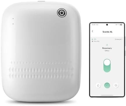Airversa ANW Smart Waterless Essential Oil Diffuser for Large Room, White by Airversa