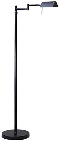 O'Bright Brook Adjustable Dimmable LED Pharmacy Floor Lamp, Black by OBright