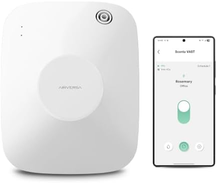 Airversa ANA Smart Waterless Essential Oil Diffuser for Large Room, White by Airversa