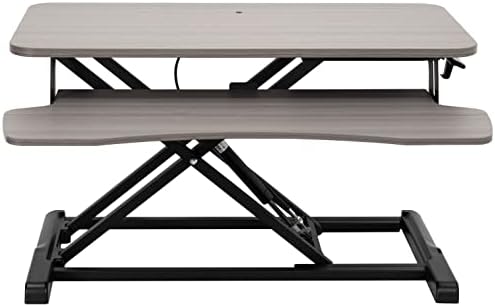VIVO Dark Gray 32 inch Standing Desk Converter, DESK-V000KG by VIVO