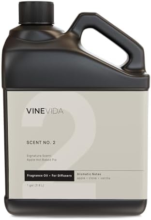 VINEVIDA [128 Fl Oz] Apple Hot Baked Pie Fragrance Oil for Cold Air Diffusers, Essential Oils for Diffuser Oil Refill & Air Freshener Room Spray by VINEVIDA