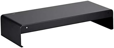 Monoprice Metal Multimedia Desktop Stand - 7.9 x 19.3 Inches - Black With USB Hub & Fast USB Charging Ports, Raised 4 Inches, Monitor Stand & Riser - WorkstreamCollection - Image 5
