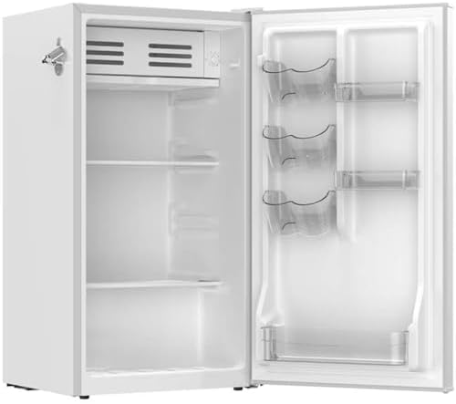 Frigidaire Refrigerator-Retro Mini Fridge Energy Saving-Adjustable Thermostat Control- Ideal for Dorm, Office, RV, Garage, Apartment 3.1 Cu Ft, SOFT ROSEGOLD - Image 4