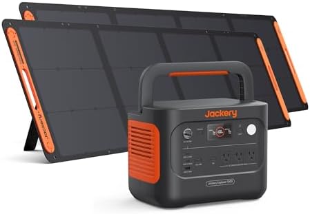 Jackery Solar Generator 1000 v2 and 2x200W Panels,1070Wh,1500W AC by Unknown