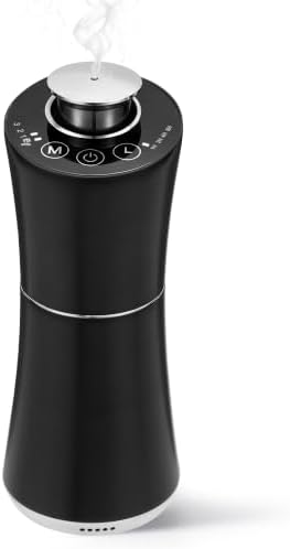 Waterless Essential Oil Diffuser for Home, Car & Office, Black by Unknown
