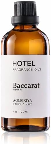 Hotel Collection Diffuser Oil Scent Inspired by The Iconic 5-Star Hotel Baccarat for Waterless Diffuser & Home Scenting Essential Oil for Ultrasonic and Crafting (4 Fl Oz Pack of 1) by AOLEIXIYA