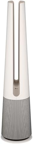 LG PuriCare AeroTower Air Purifier Fan with Heating Mode for Home, Large and Small Room, Bedroom, with True HEPA Filter, Multiple Airflow Options, WiFi, Air Quality Monitor, Low Noise, NanoFiber by Unknown