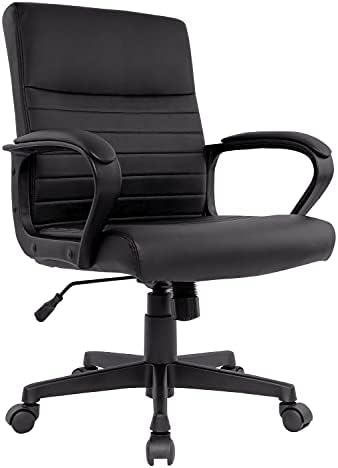 Staples Tervina Luxura Mid-Back Office Manager Chair, Cushioned by Staples