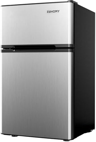 EUHOMY 3.2 Cu.Ft Mini Fridge with Freezer, Mini Refrigerator for Dorm by EUHOMY