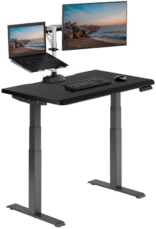 Vari ComfortEdge Electric Standing Desk – 40x26 – Black/Slate by Unknown
