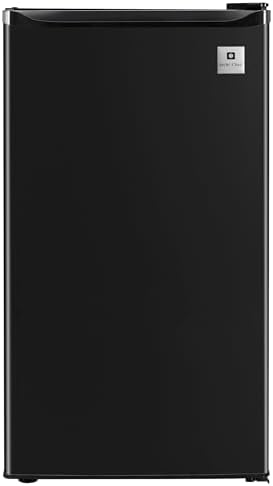 ARCTIC CHEF Mini Refrigerator-Freezer Compartment-Adjustable Thermostat Control-Reversible Doors-Ideal for Dorm, Office, RV, Garage, Apartment-Black, 3.2 CU.FT by ARCTICCHEF