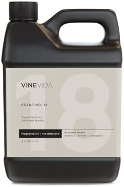 VINEVIDA Caribbean Breeze Fragrance Oil for Cold Air Diffusers - (32 Fl Oz) - Essential Oils for Diffuser Oil Refill & Air Freshener Room Spray by VINEVIDA