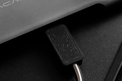 Angry miao Split Dual 8K Gaming Cable AM Edition 1.6m(5.25 ft), High-Speed Dual Connection, Low Latency, Compatible with USB Type-C Devices, Durable Mesh Stellar White - Image 5