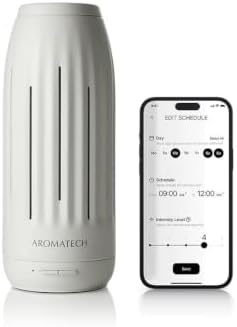 AromaTech Ambience Scent Diffuser for Essential Oil Blends & Fragrances – Waterless Scent Machine w/Bluetooth for Home, Bathroom Boutiques, Hotel, Spa – White Stone Mini - Image 3