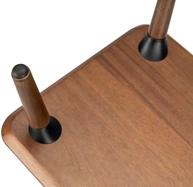 Desk Shelf for Top of Desk (Mahogany) Mid Century Modern Monitor Stand (39.37 × 9.45 × 4.72 inches) - Image 6