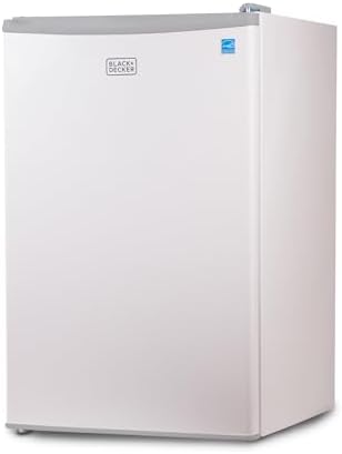 BLACK+DECKER 4.3 Cu. Ft. Compact Refrigerator, Energy Star, BCRK43W, White by Unknown