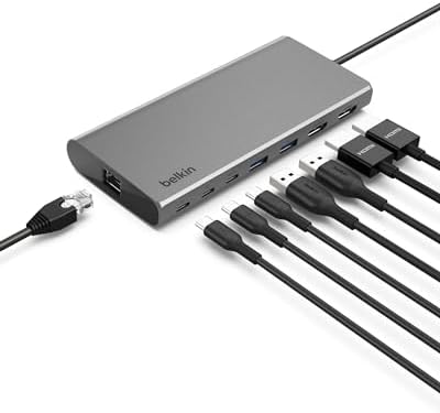 Belkin USB-C Hub 8 in 1 Dual Display by Unknown