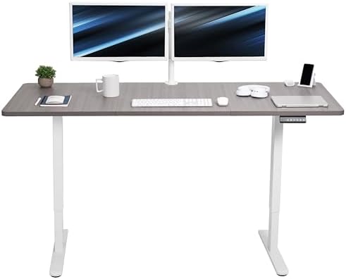 VIVO Dark Gray 71 x 30 in Standing Desk, DESK-KIT-E2W7G by VIVO