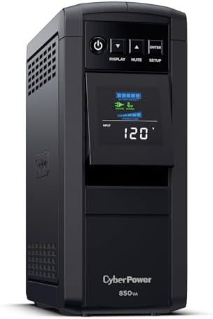 CyberPower CP850PFCLCD PFC Sinewave UPS Battery Backup and Surge Protector - Image 3