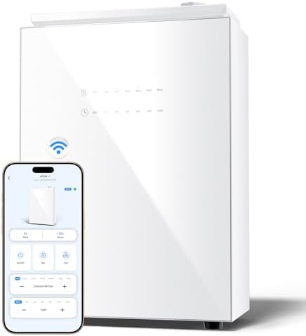 2026 Upgrade 5,500 Sq.Ft Essential Oil Diffuser - HVAC System, Snow by FYNTRAWaterlessOilDiffuser