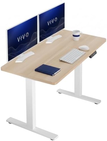 VIVO Light Wood 43 x 24 in Standing Desk, DESK-1W4C by VIVO