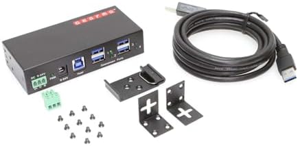 Gearmo 4 Port USB Hub, Mountable USB 3.0 Hub Expander (GM-HU34DW-BRKT) - Image 6