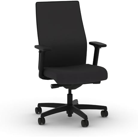 HON Ignition 2.0 Ergonomic Office Chair, Lumbar Support, Desk Chair, Onyx by HON