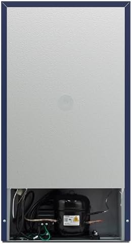 Frigidaire Compact Refrigerator with Top Freezer - 2 Door Fridge with 3.1 Cu Ft, Contemporary Series, Blue - Image 6