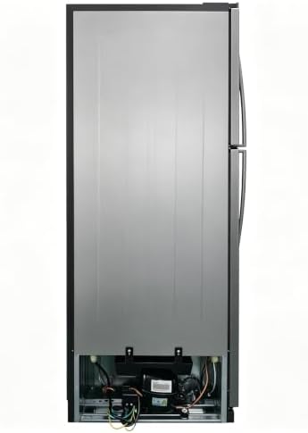7.5 Cu.Ft Compact Refrigerator, Silver Double Door Mini Fridge with Upper Freezer & Lower Fresh‑Food Compartment, Quiet Energy Saving Small Refrigerator for Apartment, Dorm, Rental Home - Image 4
