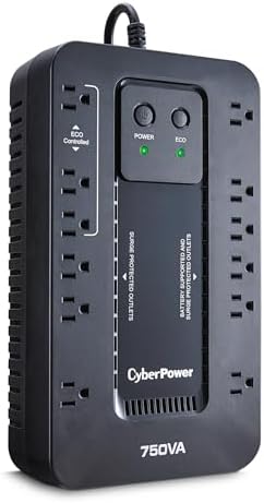 CyberPower EC750G Ecologic UPS Battery Backup and Surge Protector by Unknown
