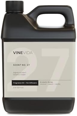 VINEVIDA [32 Fl Oz] Coconut Cream Fragrance Oil for Cold Air Diffusers, Essential Oils for Diffuser Oil Refill & Air Freshener Room Spray by VINEVIDA