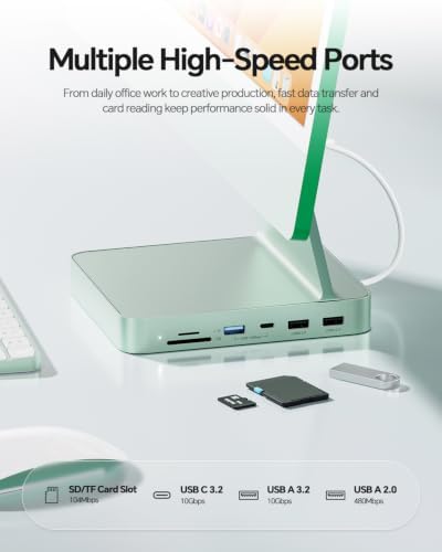 USB C HUB for iMac 24 inch M1/M3/M4 with M.2 NVMe 4TB SSD Enclosure - Image 3